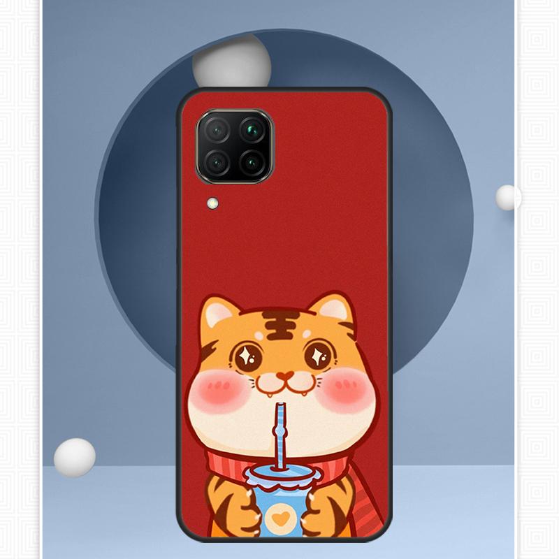 Забавный мультяшный тигр Для Huawei Nova 12i 12s 11i 8i Y91 Y60 Y70 Y72 Y90 Y61 9 10 SE P20 P40 Lite P30 P60 Pro Чехол