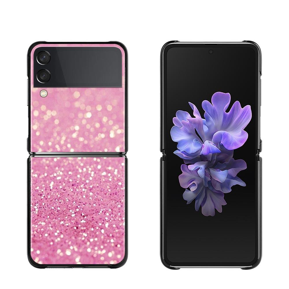Чехол для телефона Guscio для Samsung Galaxy Z Flip 3 Z Flip3 5G ZF Hrad, чехол в виде ракушки, чехол, розовый цвет с принтом любви
