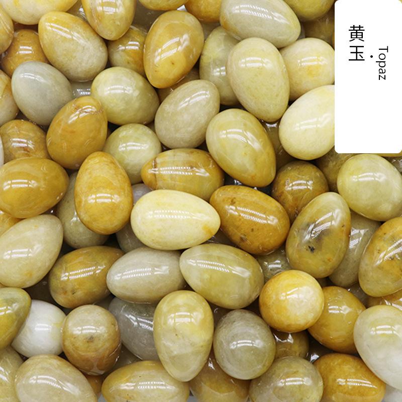 1pcs Egg Shaped 30mm Crystal Jade Small Egg Mining Bird Egg Stone Easter Colored Egg Natural Crystal Stone Gypsum Dropshipping