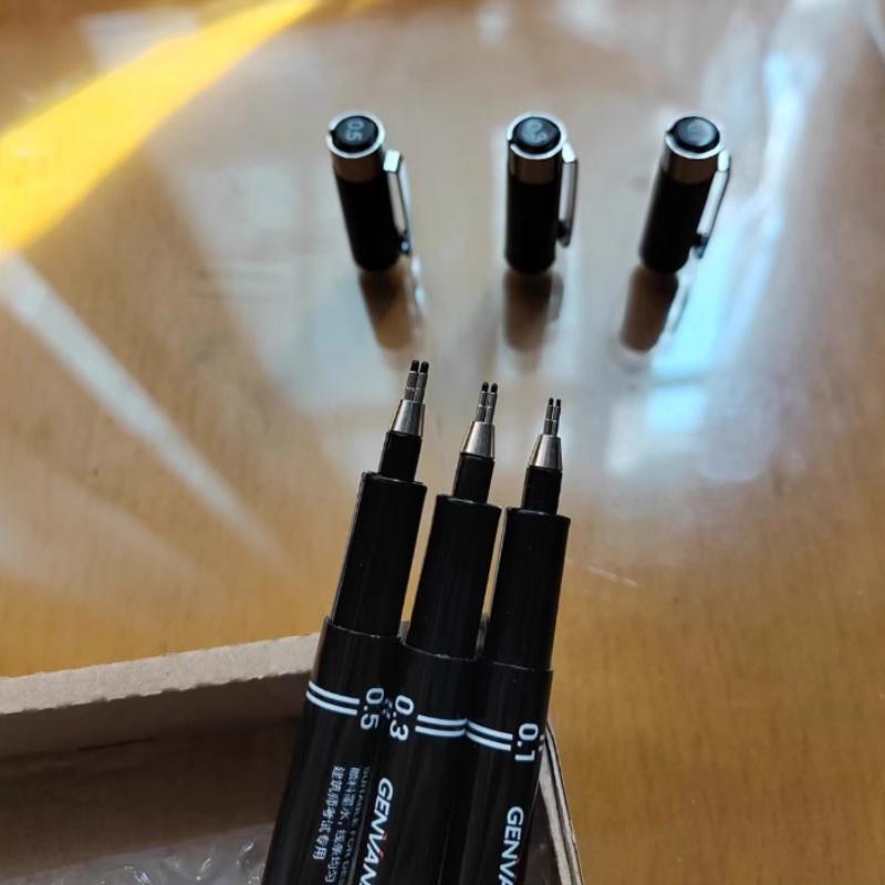 Double-Line Gel Pen - Exquisite Pen Clip,Must-Have Product for Architectural Designer Examination Drawing,Note-Taking & Painting