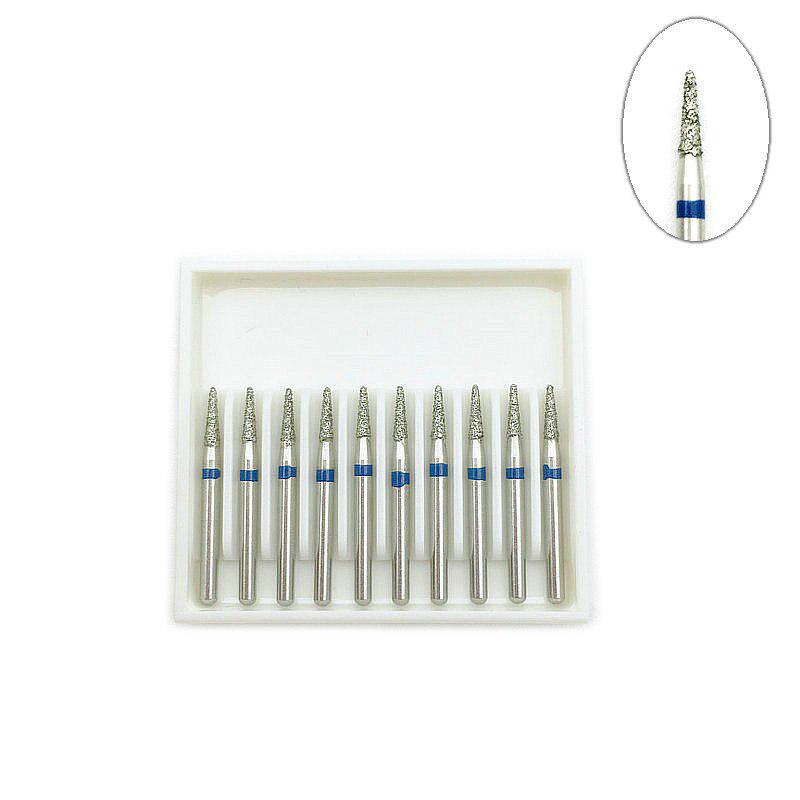 10 шт., стоматологические алмазные боры, стоматологические боры Dia-burs для высокоскоростных наконечников, средний CR-31, стоматологический инструмент