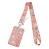Держатель для бейджа Розовые ленты Брелоки для ключей Шейный ремешок для карты Бейдж Ключница для спортзала Аксессуары для медсестер