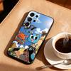 У-Удивительный М-Мир Г-Гамбола Чехол для Телефона Для Samsung S26,S25,24,23,22,30,21,10,9,Ultra,Plus,Lite,Черный Мягкий Чехол