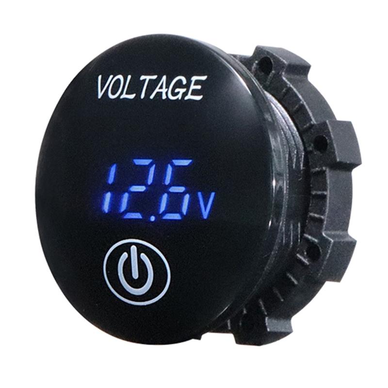 DC12V 24V Вольтметр Светодиодный Цифровой Дисплей Индикатор Напряжения Для Модификации Электросистемы Автомобиля