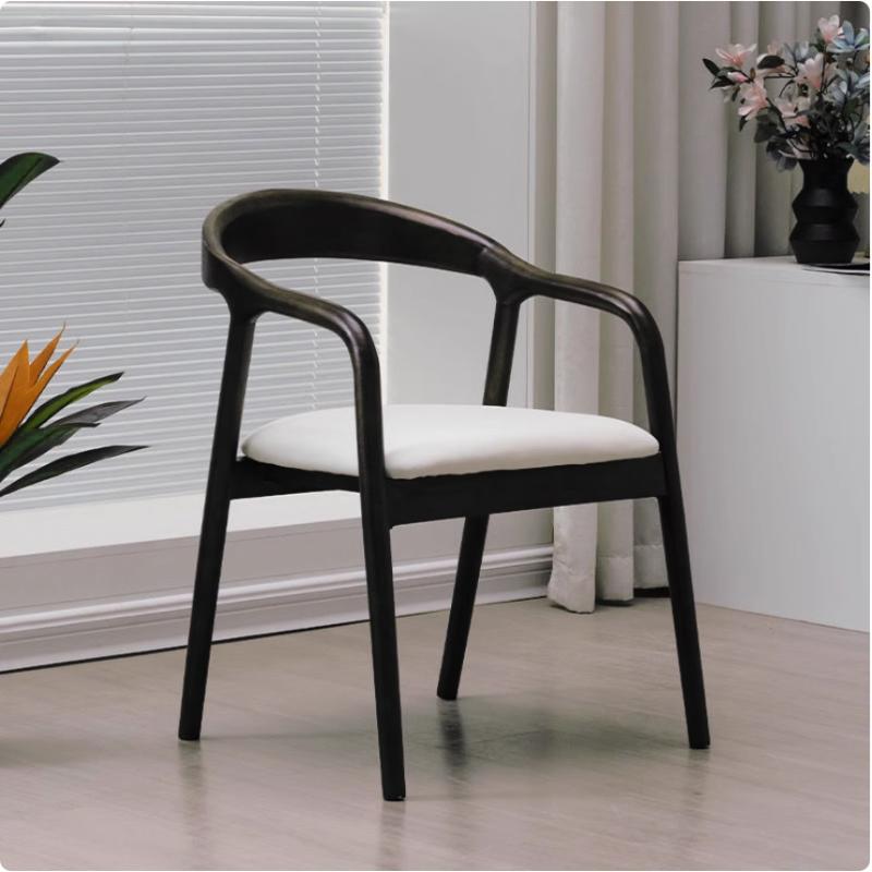 Armchairs, Desks and Chairs, Simple Wooden Leisure Chairs, Negotiation for Home Backrests, Nordic Solid Wood Dining Chairs