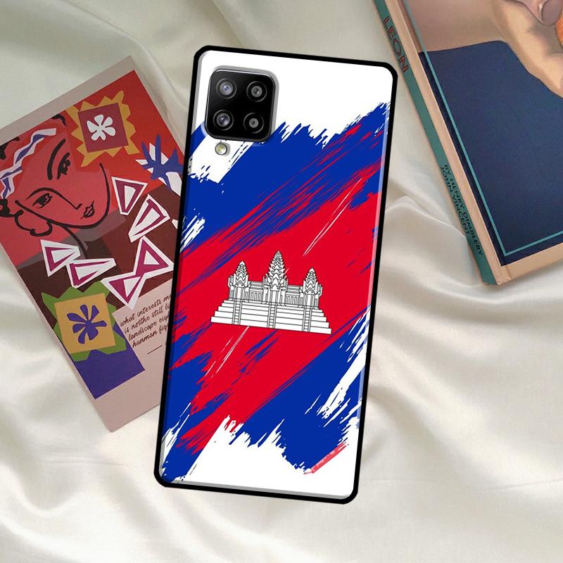 Чехол Флаг Камбоджи для Samsung Galaxy A52 A32 A12 A33 A06 A16 A26 A36 A56 A15 A53 A13 A34 A54 A14 A35 A55