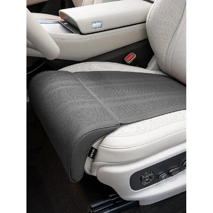 Car integrated telescopic leg support cushion can extend the seat cushion and leg support seat cushion Pana leather seat cushion