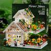 Newest Flower House Mini Building Block Set City Street View Greenhouse Building Blocks Model Kits Birthday Gifts for Children