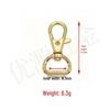 Zinc Alloy Lobster Clasp Dog Buckle & Metal Keychain Accessories