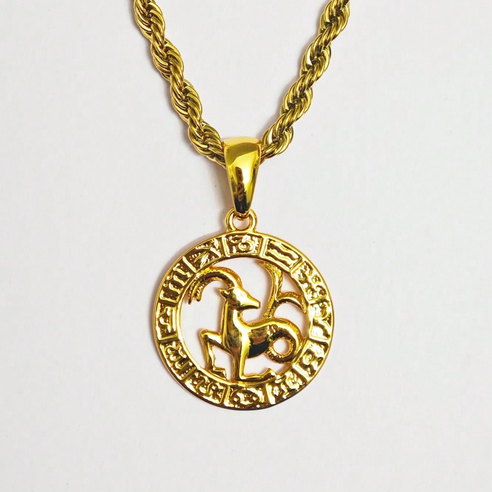 Астрология 12 Созвездий Гороскоп Зодиак Подвеска на Шнурке Ожерелье 22" для Женщин Мужчин