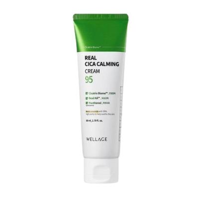 Real Cica Calming 95 Cream, 80 мл - корейский уход за кожей, успокаивающий и увлажняющий крем, увлажняющий крем, EWG Green Grade, для всех типов кожи