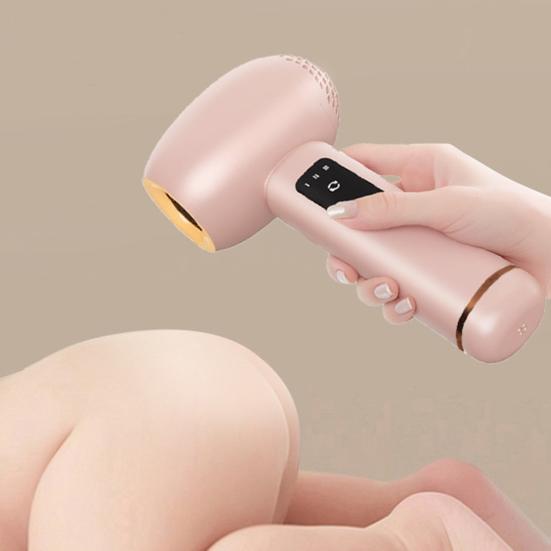 Беспроводной фен с зарядной базой 3-уровневый регулируемый мини-фен USB перезаряжаемый мягкий воздушный поток портативный дорожный электрический фен