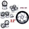 2'' Alloy Beadlock Wheel Rims For 1/10 Rc Axial Wraith Trx-4 Redcat Crawler