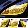 Золотисто-желтый свет ПВХ автомобильные фары задние фары пленка противотуманные растягивающиеся авто задние фары тонировочные наклейки автомобильные световые пленки автомобильный стиль