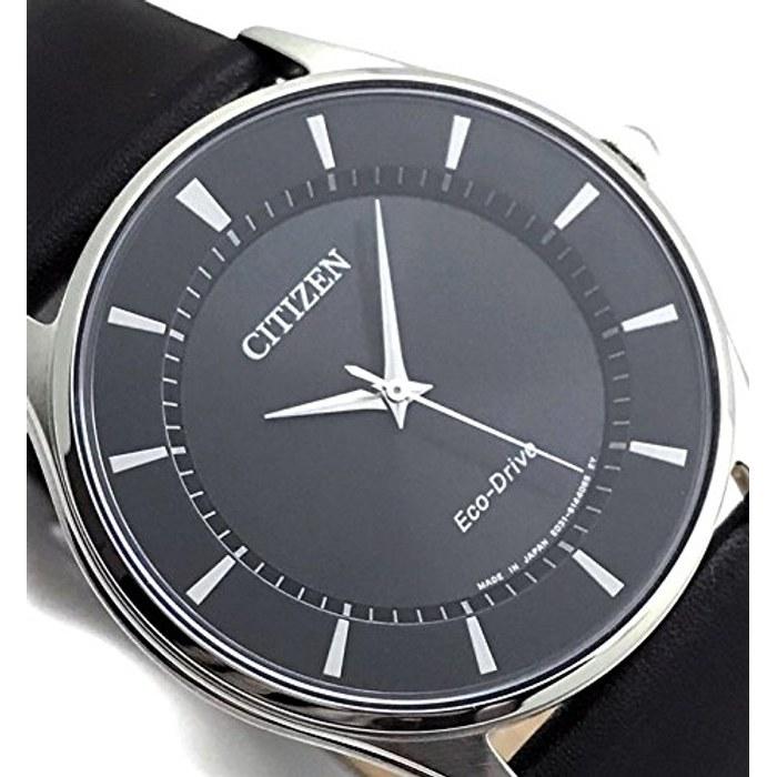 Citizen Мужские тонкие часы Eco-Drive BJ6480-51E/DBR Черные