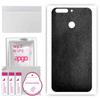 apgo Protective Skin Sticker for the Back Compatible with Honor 8 Pro Honor V9, Wrap Film, Foil, Vinyl - Pattern Black Leather