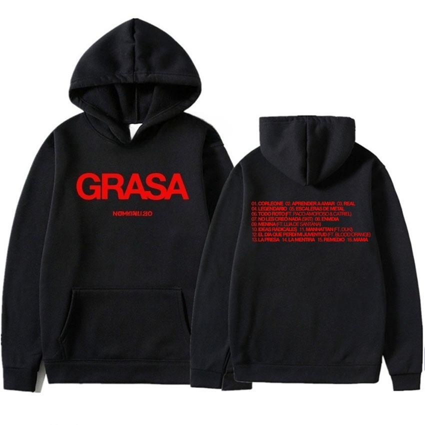 Nathy Peluso Grasa Tour Album Hoodie Chandal Fashion Hip Hop Sweatshirt Men Comfortable Aesthetic Sweatshirt Streetwear