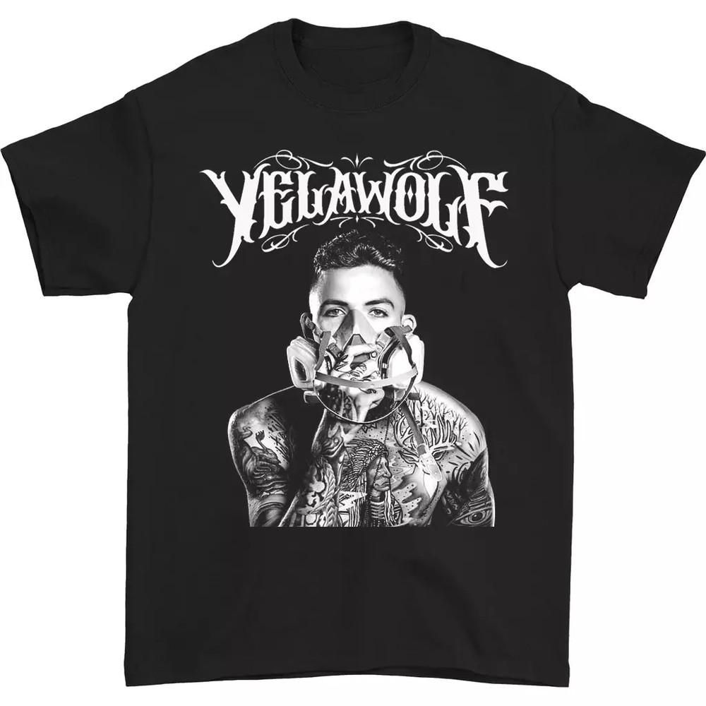 НОВЫЙ подарок рэперу Yelawolf Для фаната Черная хлопковая футболка унисекс, все размеры S-5XL