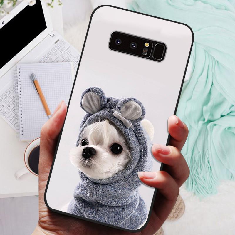 Чехол-накладка для Samsung Note 8 9 7 5 Волк Кошка Животные Силиконовые Мягкие Задние Чехлы для Samsung Galaxy Note 9 Note8 Note7 Чехол для телефона