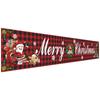 Christmas Banner Bright Color Durable Lightweight Yard Decoration