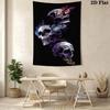 Dark Reaper Tapestry Mystic Guardian Tapestry Background Cloth Fashion Print Wall Covering Decoration Background Wall Hanging Cloth Christmas Gift