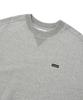 COVERNAT Oversized Knit Ribbed Sweatshirt Melange Gray