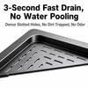 Large Capacity Sink Dish Drying Rack Non-Slip Kitchen Sink Storage Shelf  for Kitchen Utensil