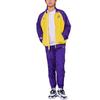 Nike X Классический костюм НБА с воротником-стойкой, цветной блок, реглан, длинный рукав, брюки на резинке, повседневный спортивный костюм, детский костюм, темно-фиолетовый 3Z2B7FEKT-LAK