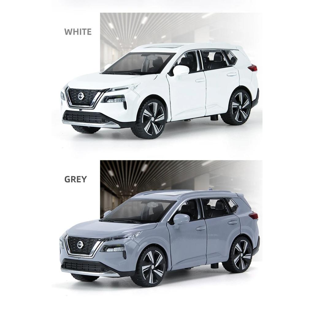 1/32 Nissan X-TRAIL SUV Модель автомобиля из литого металла Внедорожники Модель автомобиля Звук и свет Моделирование Детские игрушки Подарки