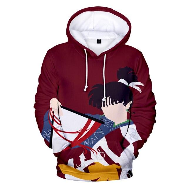 Anime Inuyasha 3d Print Hoodies Men Women Casual Fashion Sweatshirt Hoodie Harajuku Trendy Pullover Hip Hop Streetwear Tops