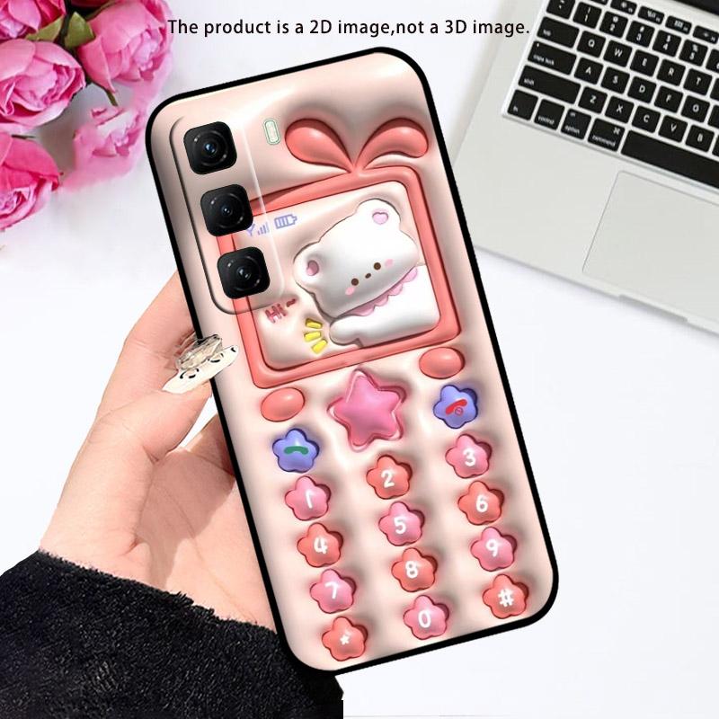 Чехол для Infinix Hot 60Pro 60 Pro 4G X6885 Ударопрочный Силиконовый Мягкий ТПУ Оболочка для Телефона Для Infinix Hot60 Pro Чехол Funda Capa