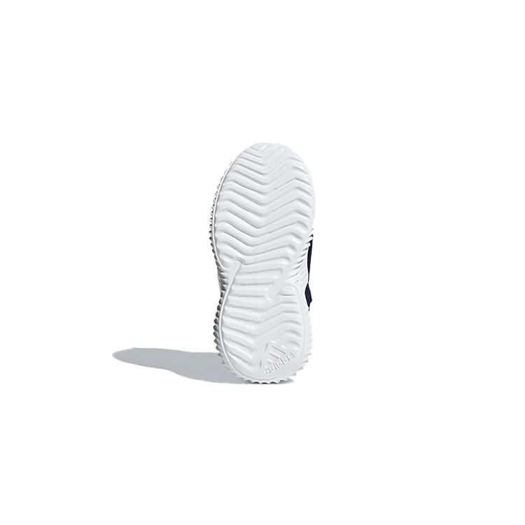 adidas Кроссовки для малышей Fortarun, дышащие, низкие, на липучках, темно-синие, BB9262
