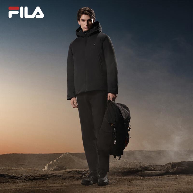 Fila Мужская минималистичная пуховая куртка с капюшоном