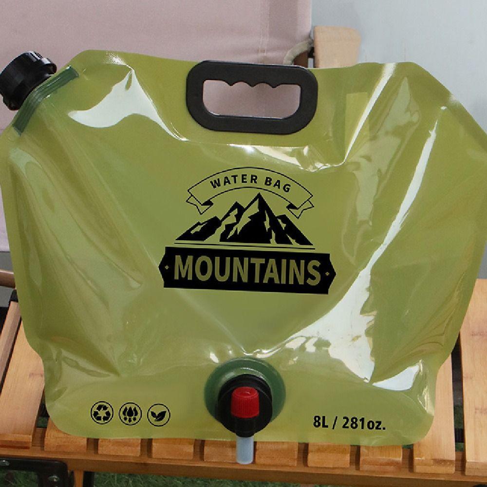 Portable Water Storage Bag Reusable Collapsible Water Container Car Mounted Water Tank Sports