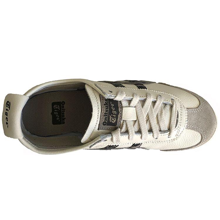 ONITSUKA TIGER Mexico 66 Удобные Универсальные Нескользящие Легкие Низкие Повседневные Кроссовки Унисекс Черно-Белые 1183A212-107