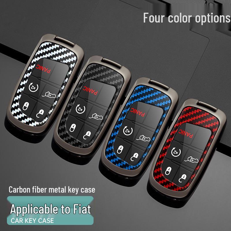 Чехол для ключа Fiat Viaggio & Feiyue - Металлическая защитная накладка