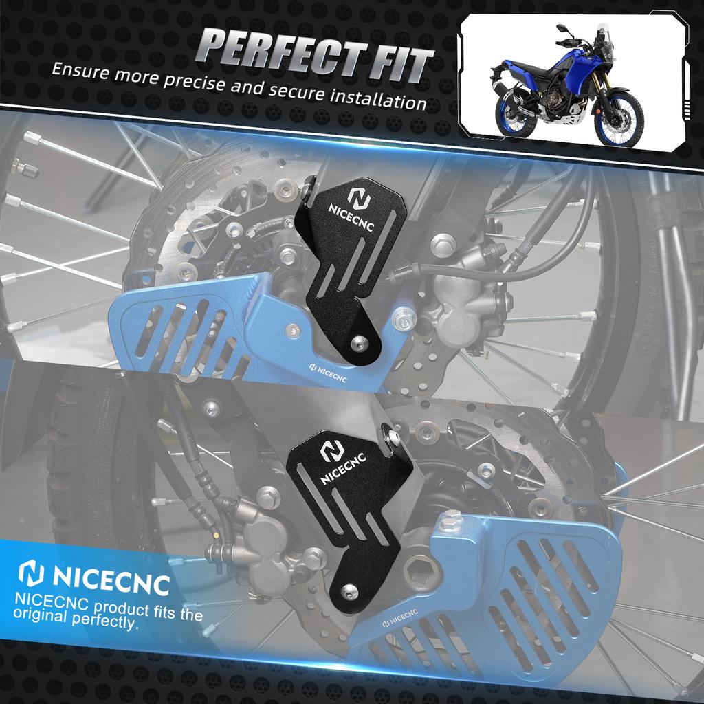 Для Yamaha Tenere 700 /XTZ700 2019-2024 NICECNC Защитные накладки на перья вилки Tenere 700 Rally Edition 2020-2024 Аксессуары для Tenere 700