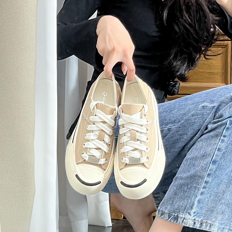 Высокий замок с круглой головкой и толстой подошвой Jack Purcell Повседневная спортивная обувь для скейтбординга Женская парусиновая обувь