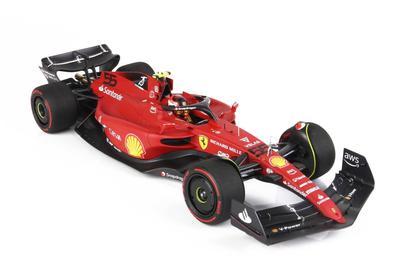 BBR MODELS Масштаб Ferrari Гран-при Бахрейна 2022 Леклер Победитель BBR221816DIE 1/18 F1-75 C. (Чехол в комплекте)