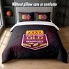 Queensland Maroons Design Bed Bedding Set 1 Duvet Cover + 2 Pillowcases Soft Breathable Household Bed Linens