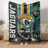 1pc Blanket - Jacksonville Jaguars logo Print Design,Lightweight Blanket for Sofa,Bed- Soft &Warm,Gift for All Seasons
