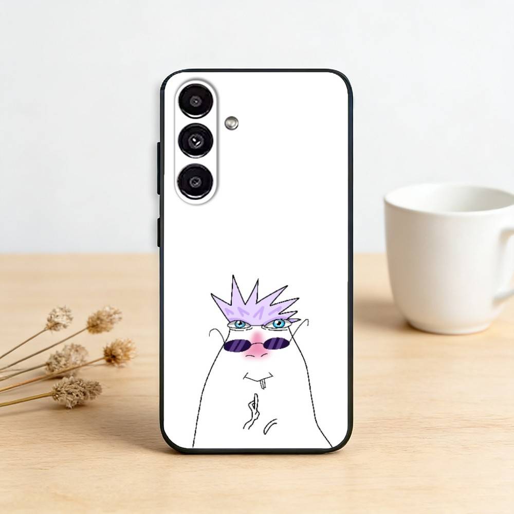 H-ХОМЯК C-ПЕЩЕРНЫЙ ЧЕЛОВЕК     Чехол для телефона Samsung Galaxy A13,21s,22,31,32,52,53,71,72,73,Мягкий черный чехол