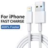USB Cable For iPhone 14 13 12 11 Pro Max Mini 6 7 8 Plus XS X XR SE iPad 20W Phone Data Sync Fast Charging Wire Cord 0.25M 1M 2M