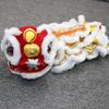 Plush Pet Clothes Polyester Chinese Style Pet Costume New Warm Winter Outfits  Visiting Clothing