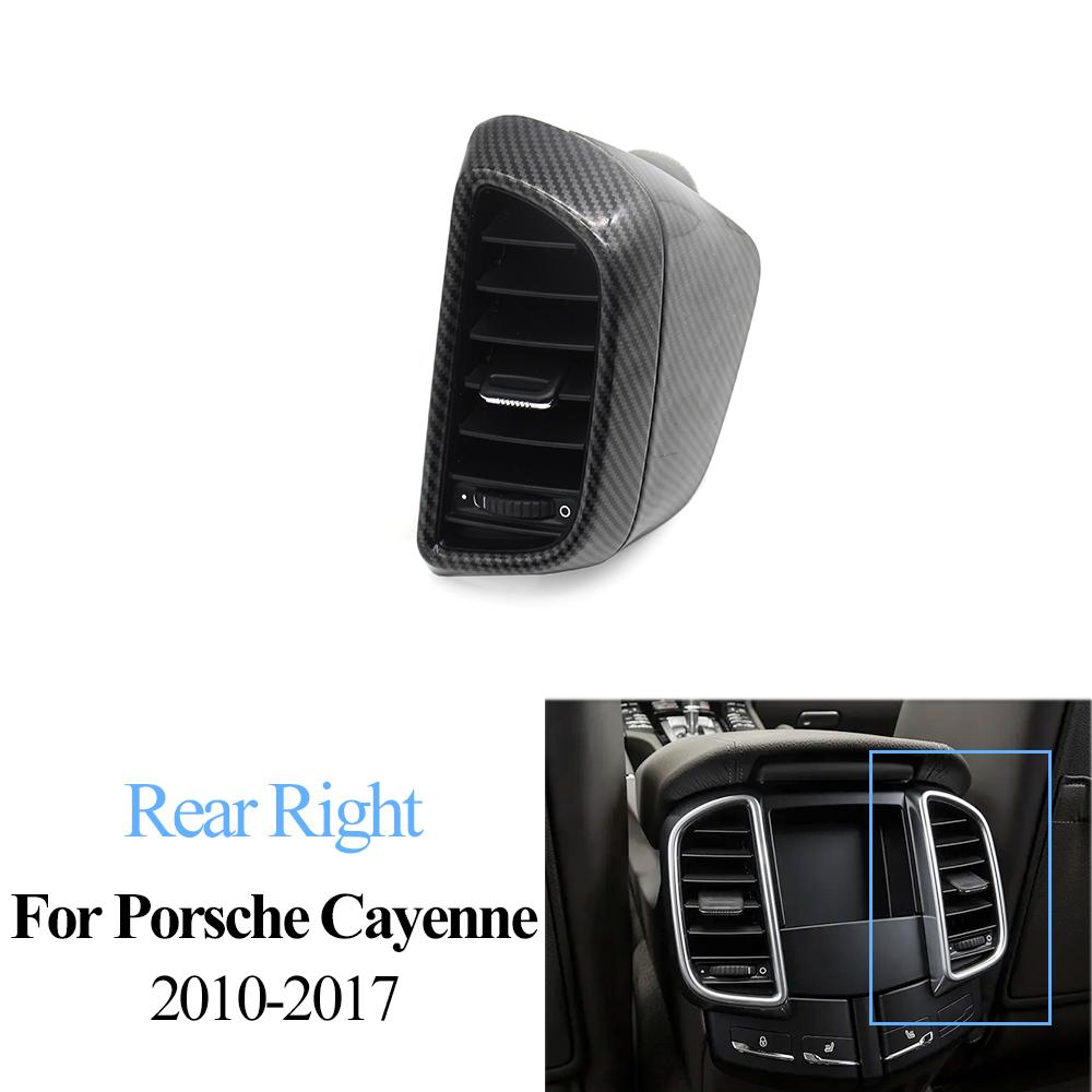 Углеродная передняя левая правая центральная задняя решетка кондиционера переменного тока, полная сборка для Porsche Cayenne 7P5