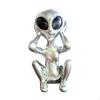 Alien Figurine Tabletop Decor Small Sculpture for Living Room Centerpiece