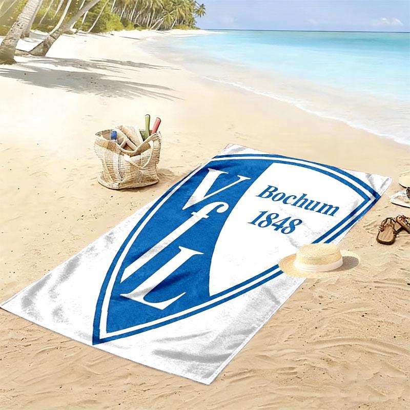 VfL Bochum logo Beach Towel, Large Soft Quick Dry Towel for Beach Camping Swimming