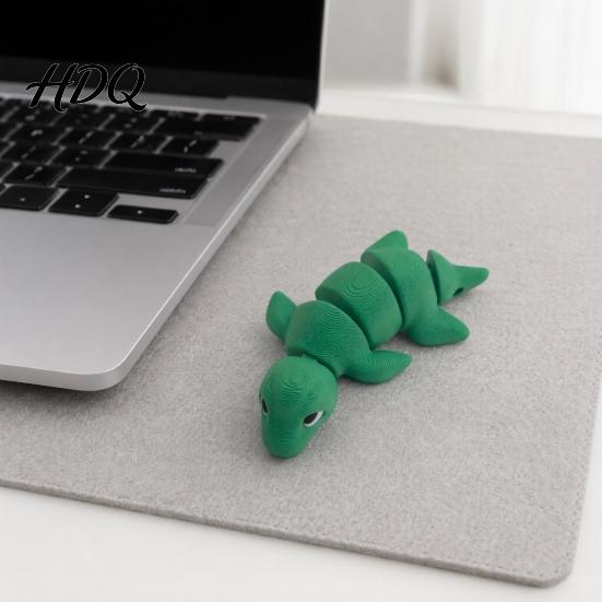 Артикулированная фигурка плезиозавра 3D-печатное украшение с подвижными суставами Снятие стресса