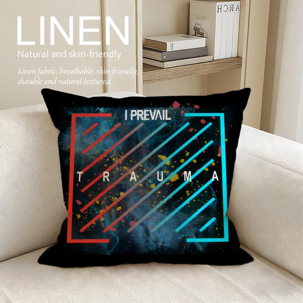 Music I Prevail Cushion Cover Pillowcase Set Pcs x x Breathable Washable Sofa Cushion Cover