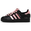 Adidas Originals SUPERSTAR Abrasion Resistant Low top Skateboard Shoes Unisex Black Pink JH9977(Team1279-S-BOX)